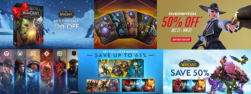 Blizzard จัดหนักลดราคา 50% วันนี้ถึง 6 มกราคม 62