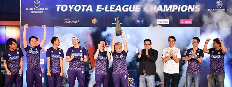 BURIRAM UNITED แรงต่อเนื่องคว้าแชมป์สมัยที่ 2! TOYOTA E LEAGUE 2019