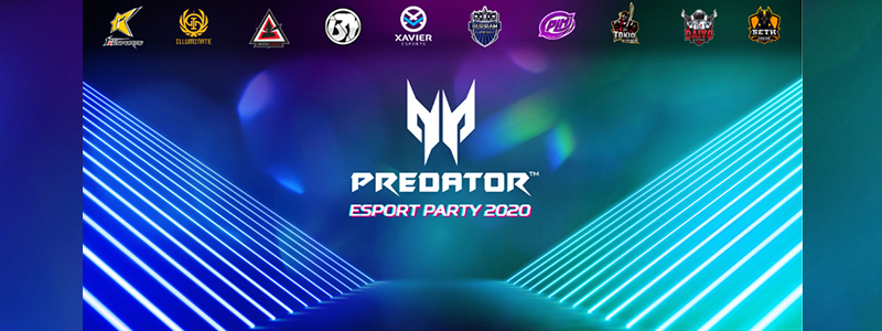 Predator Esport Party 2020 ประกาศเดินหน้าสนับสนุน 10 สังกัดสโมสรชั้นนำของไทย