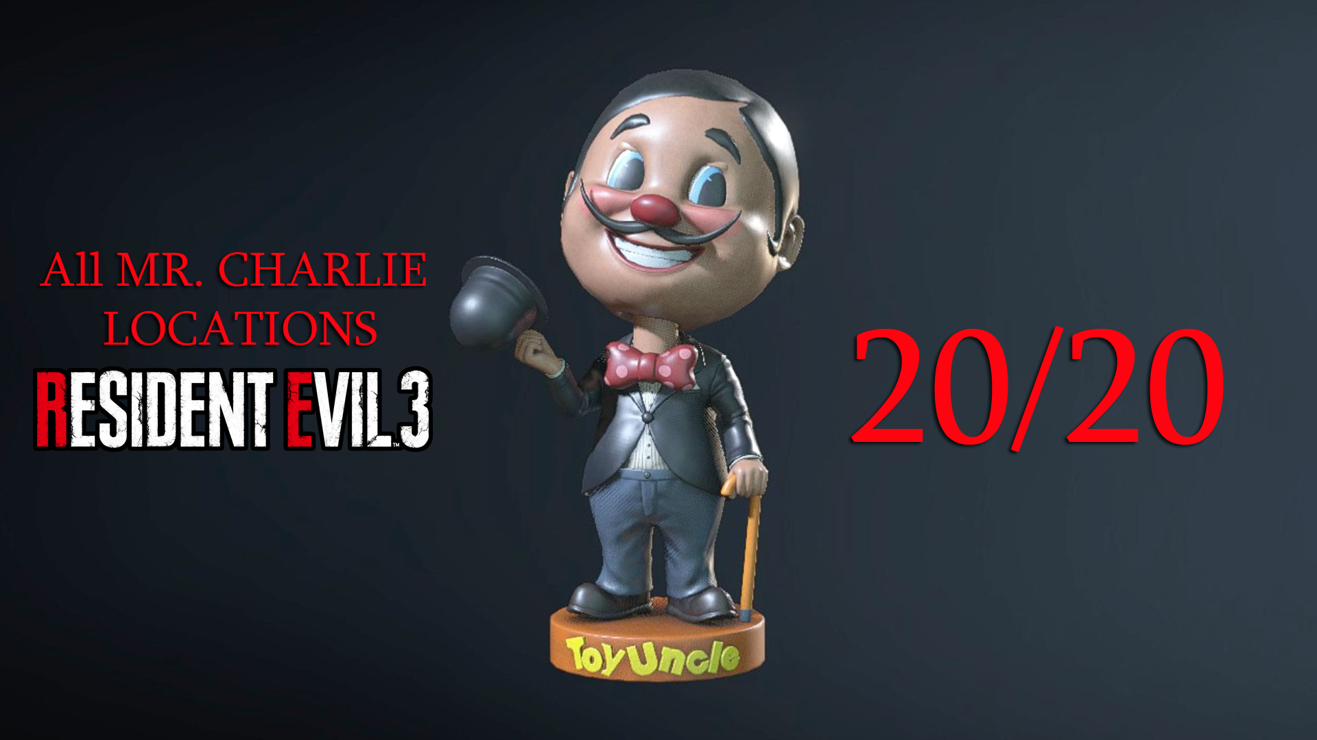 Resident Evil 3 Remake : รวม 20 ตำแหน่งการค้นหา MR. Charlie