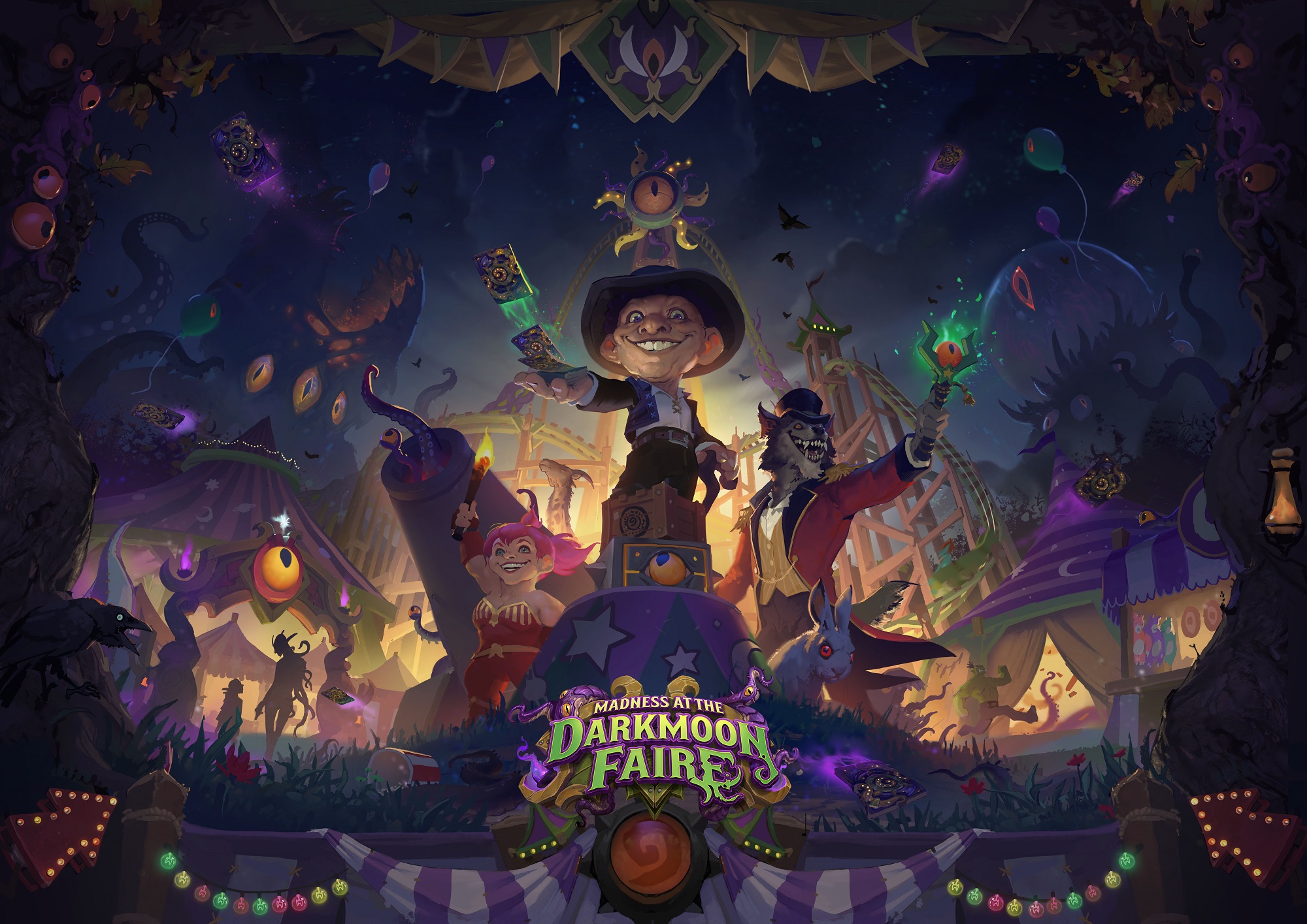 เทพโบราณกลับมาสู่ Hearthstone™ ใน Madness at the Darkmoon Faire™ เปิดให้เล่นในวันที่ 18 พฤศจิกายน (ตามเวลาประเทศไทย)