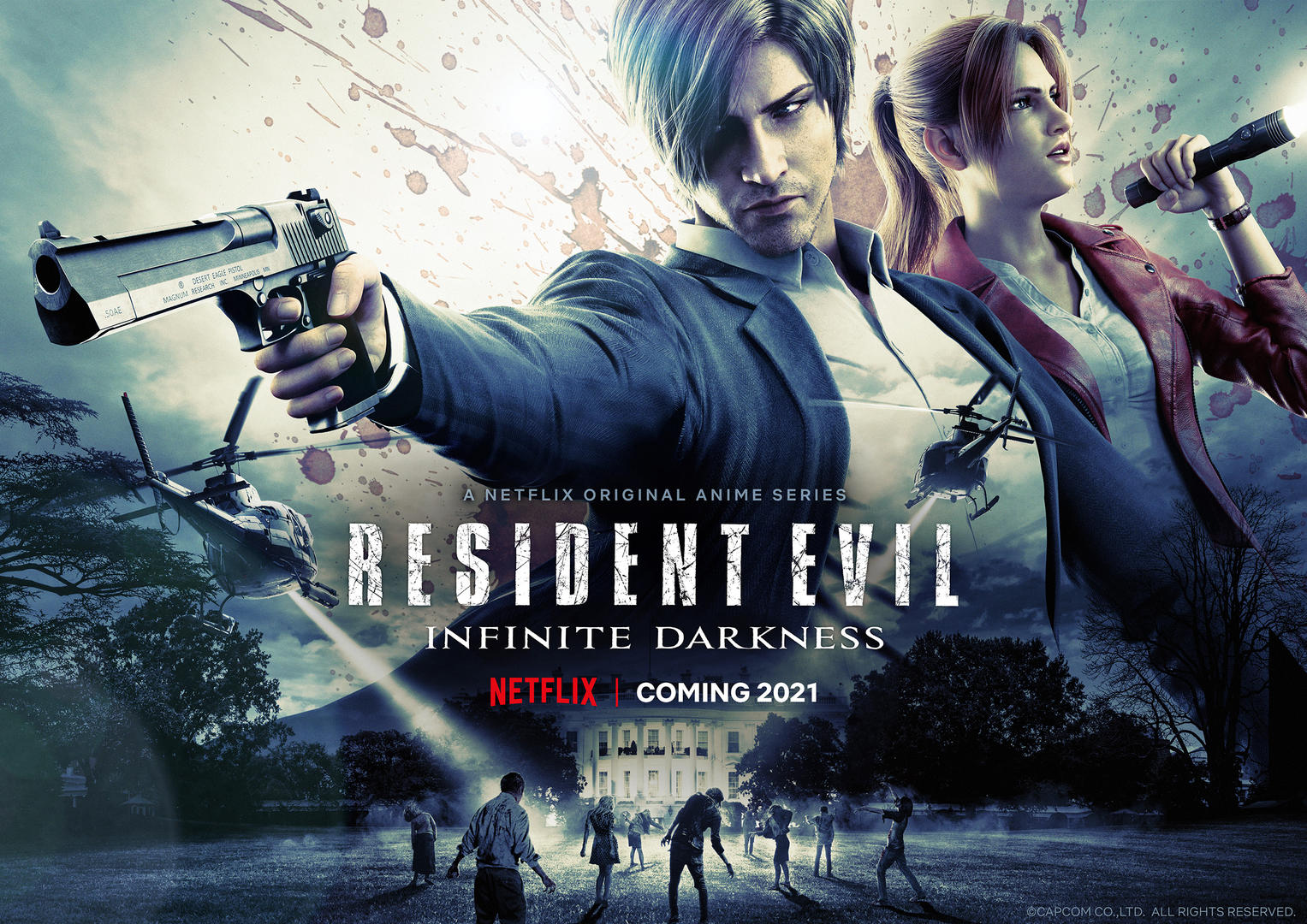 เผยภาพตัวอย่างใหม่ของ Leon และ Claire ใน Resident Evil: Infinite Darkness ซีรีส์ฉบับแอนิเมชั่นใหม่จากทาง Netflix