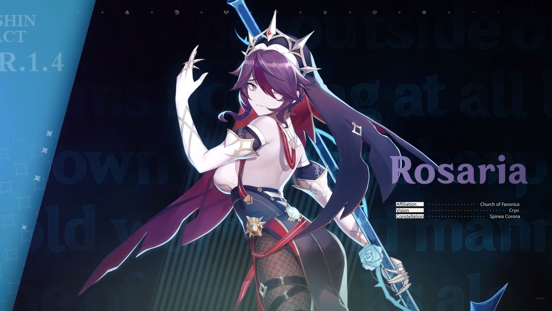 เปิดตัว Rosaria ตัวละครใหม่จากเกม Genshin Impact พร้อมวิดีโอตัวอย่างใหม่ที่บอกเล่าเรื่องราวของ Rosaria: เงาเงียบสยบความผิดบาป