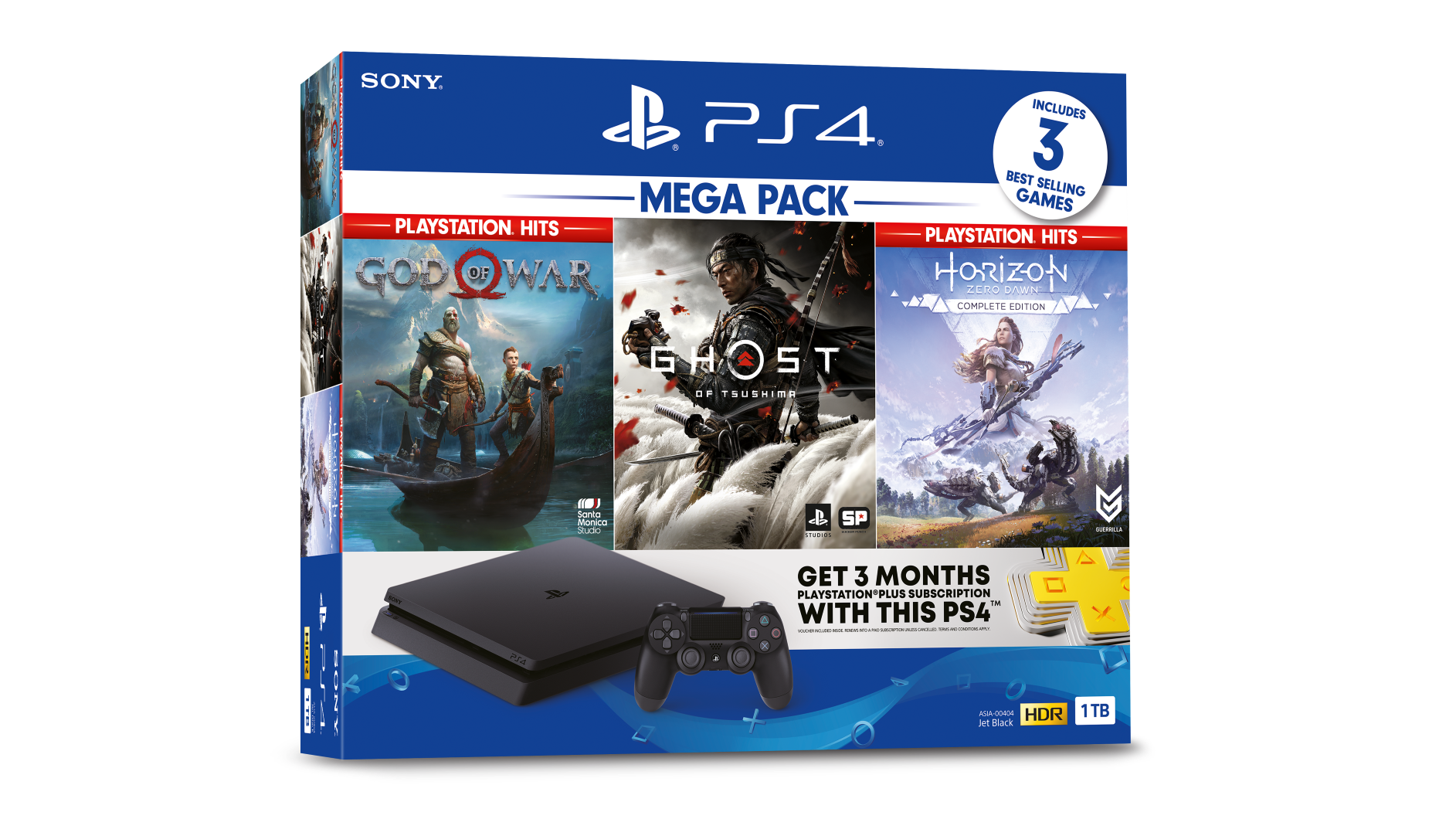 PlayStation เสนอชุดเครื่องเกมคอนโซล PlayStation 4 ใหม่ “PlayStation®4 MEGA PACK” มาพร้อมเกมที่มียอดขายสูงสุด วางจำหน่ายวันพฤหัสบดีที่ 15 กรกฎาคมนี้