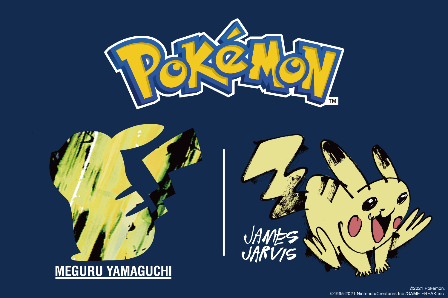 เมงุรุ ยามางูจิ และเจมส์ จาร์วิส รังสรรค์คอลเลกชัน Pokémon Meets Artists UT พร้อมวางขาย 27 สิงหาคมนี้