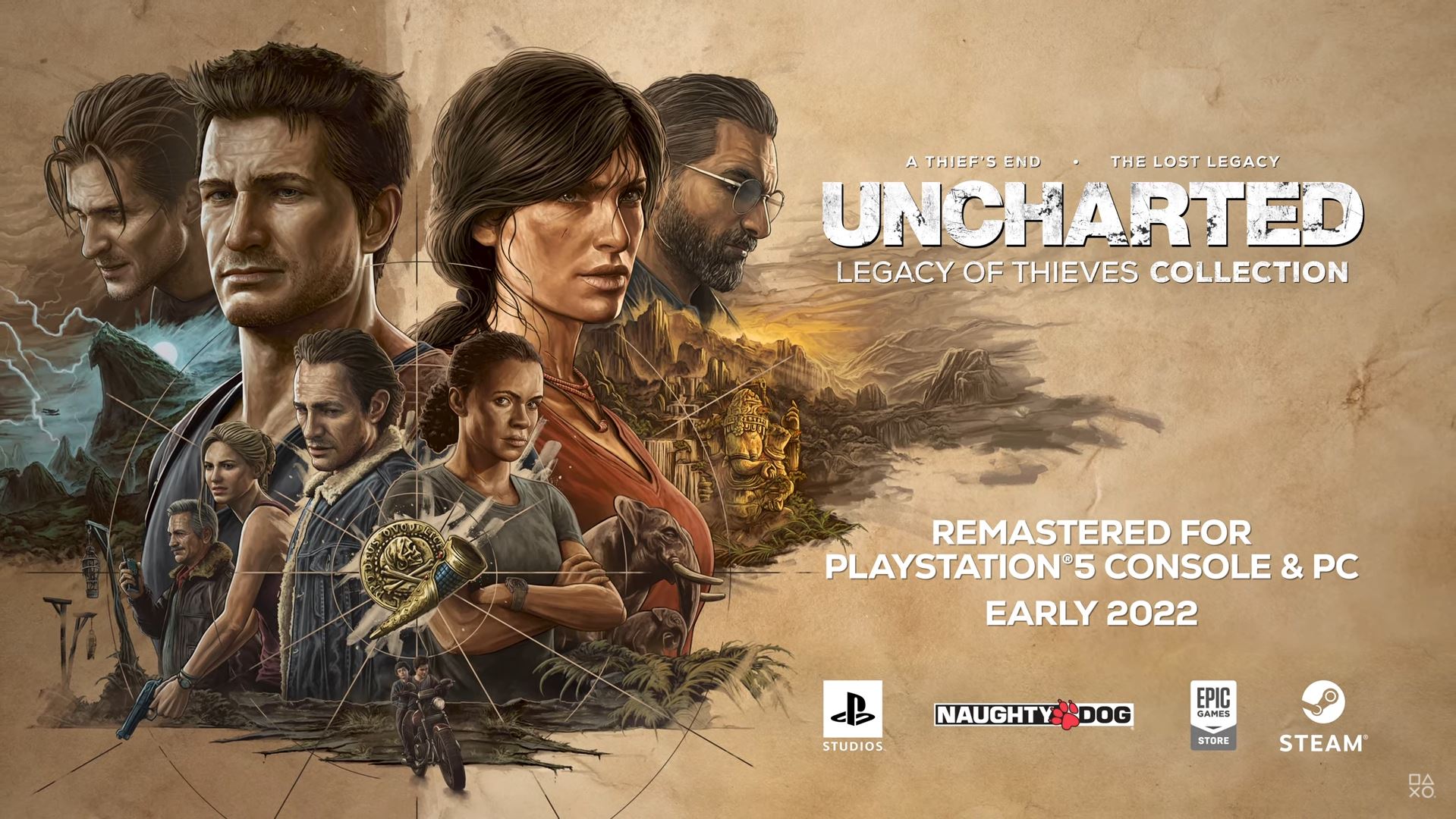 เปิดตัว Uncharted: Legacy of Thieves และThe Lost Legacy ในฉบับรีมาสเตอร์ลง PS5 และ PC ในช่วงต้นปี 2022 