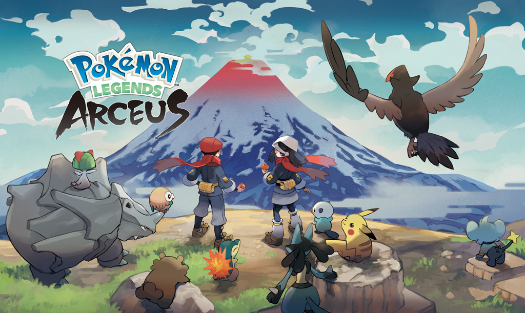Pokémon Legends: Arceus ประจันหน้าโปเกมอนร่างราชาและร่างราชินีที่ออกอาละวาด! และขี่โปเกมอนสำรวจโลกกว้าง!