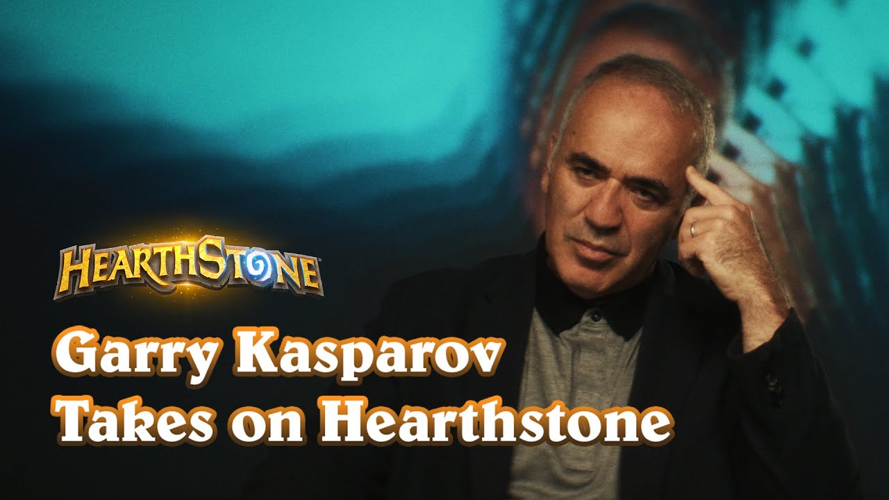 แกรี่ คาสปารอฟ ปรมาจารย์หมากรุกระดับแกรนด์มาสเตอร์ลองเล่น Hearthstone