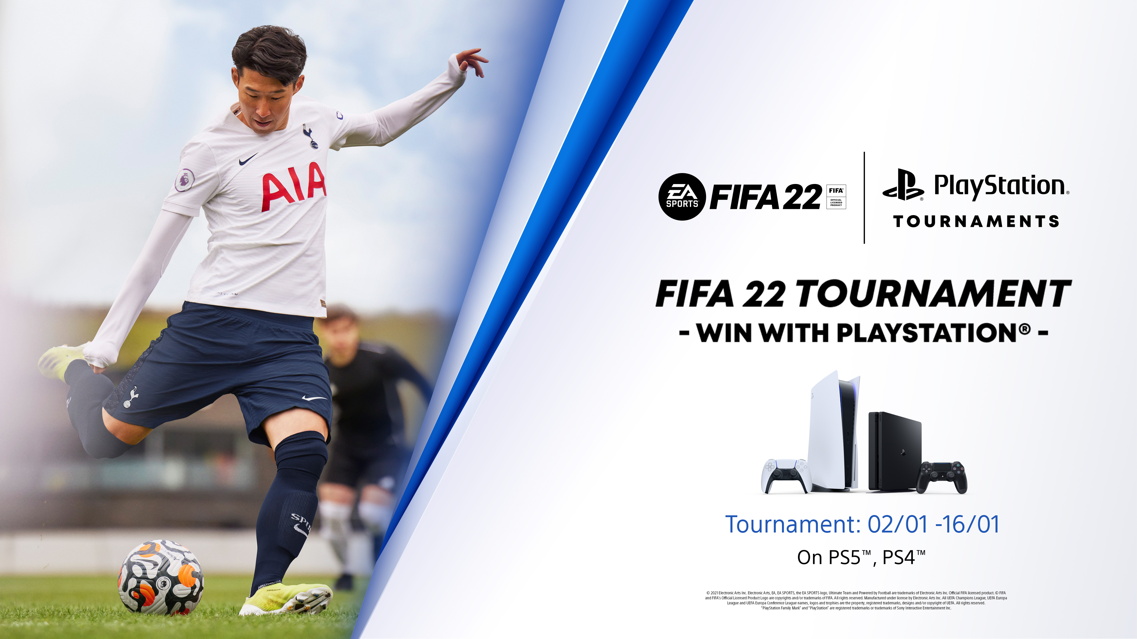 PlayStation เชิญชวนคุณเข้าร่วมการแข่งขัน “EA SPORTS™ FIFA 22 Tournament – Win with PlayStation”  ชิงเงินและของรางวัลสุดเอ็กซ์คลูซีฟมากมาย