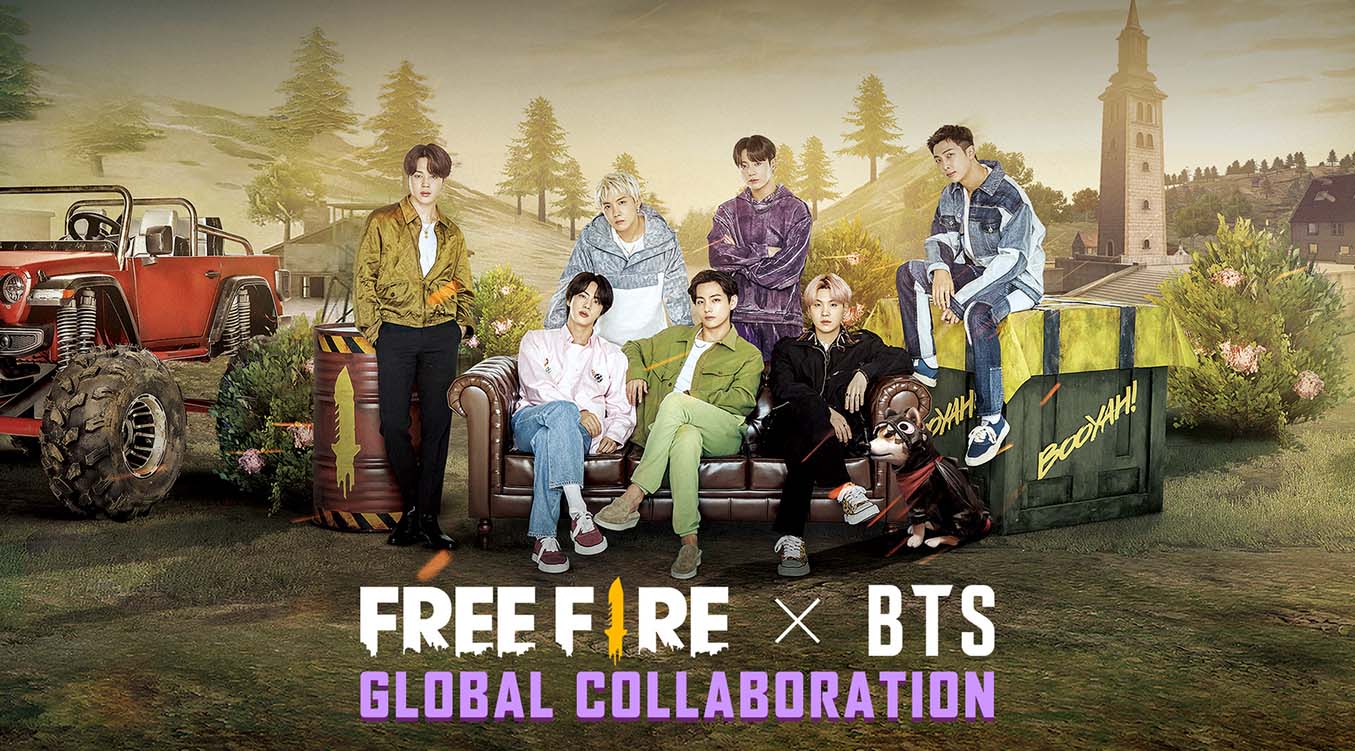 Free Fire เปิดตัวแบรนด์แอมบาสเดอร์คนล่าสุด “BTS” วงบอยแบรนด์ชื่อดังระดับโลกจากเกาหลี