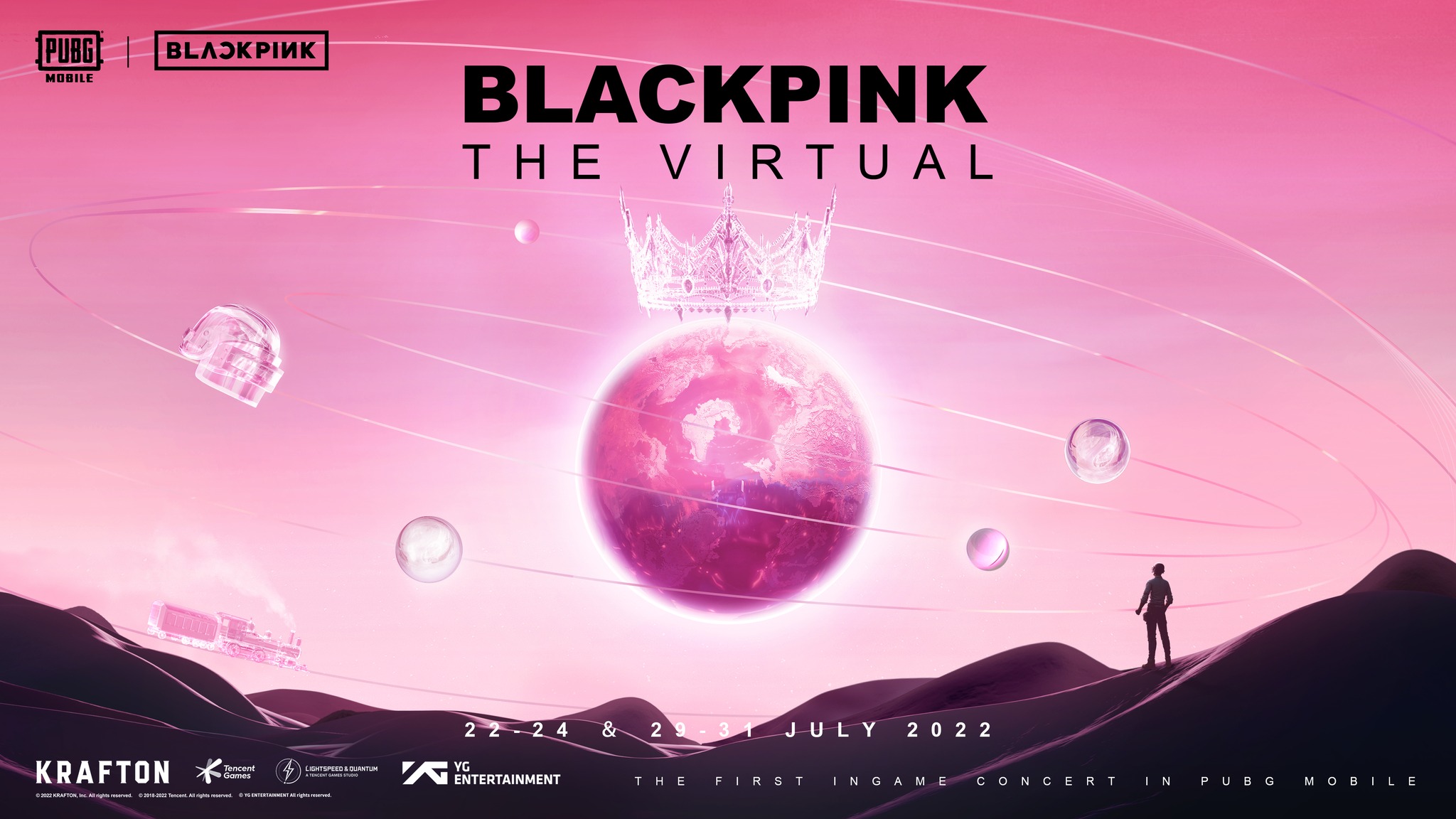 ที่สุดความยิ่งใหญ่แห่งปี!! BLACKPINK เตรียมจัดคอนเสิร์ตเสมือนจริงครั้งแรกของโลก บน PUBG MOBILE พร้อมฟังเพลงพิเศษก่อนใคร จัดเต็มความมัน ขนไอเทมพิเศษและภารกิจสุดปัง  มาสร้างความฟินแบบจัดเต็ม 23 กรกฎาคมนี้ เจอกัน!!