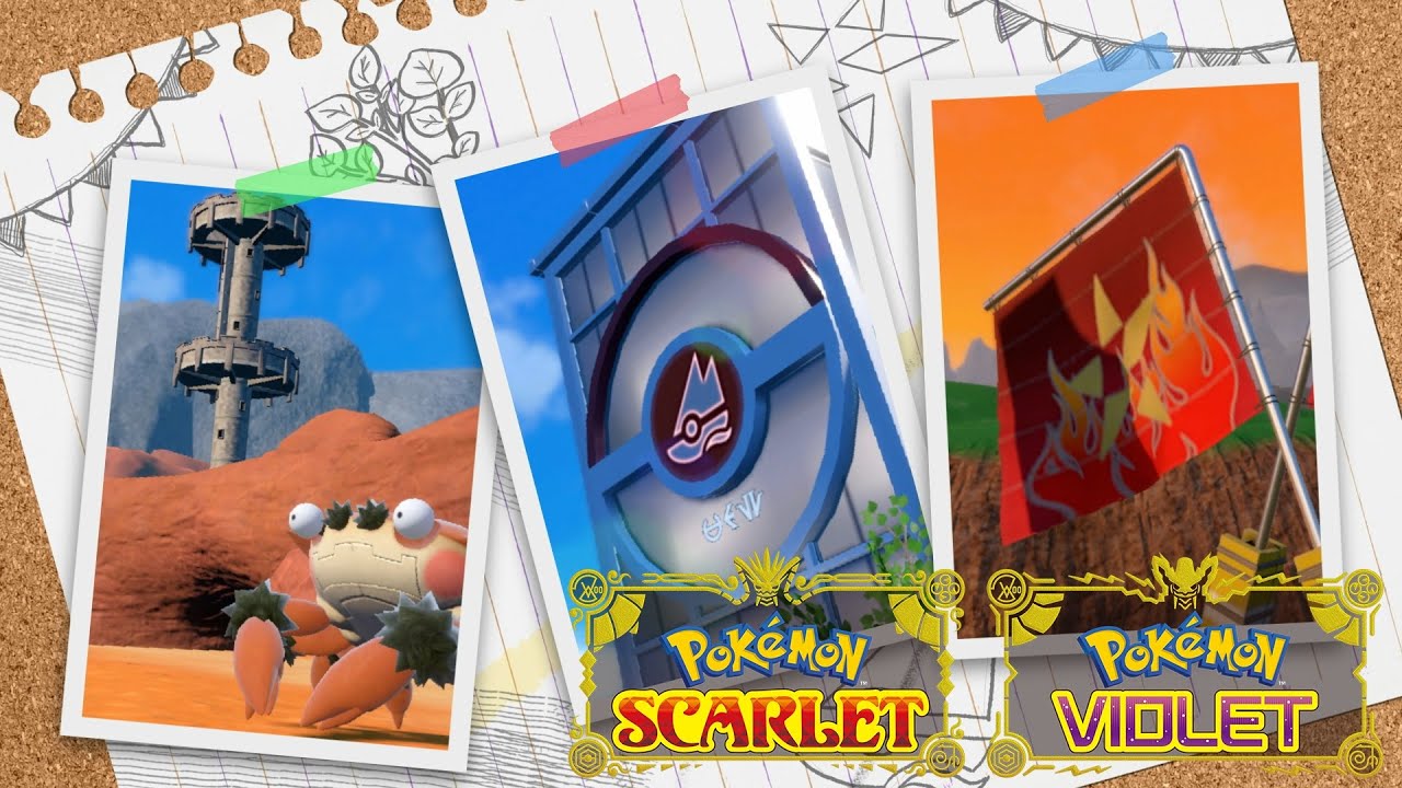 เกมใหม่ล่าสุดจากซีรีส์ Pokémon Pokémon Scarlet and Pokémon Violet เผย 3 เส้นทางการผจญภัยในภูมิภาคพัลเดีย