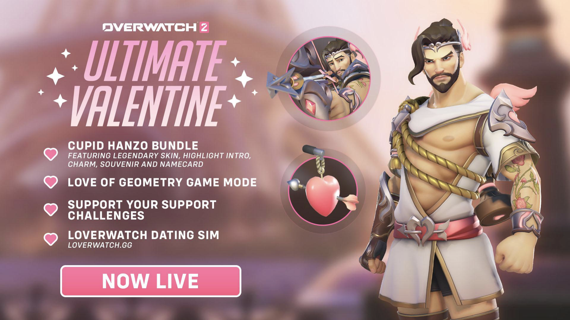 Overwatch 2 รู้สึกถึงความรักใน Ultimate Valentine event!