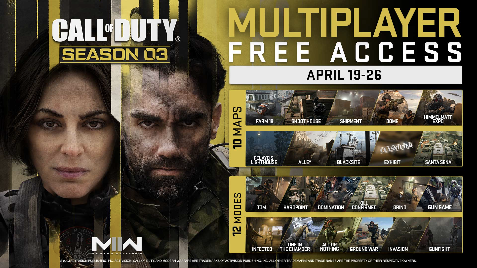 เล่น Call of Duty: Modern Warfare II ในโหมดมัลติเพลเยอร์ “ฟรี” 20-27 เมษายนนี้