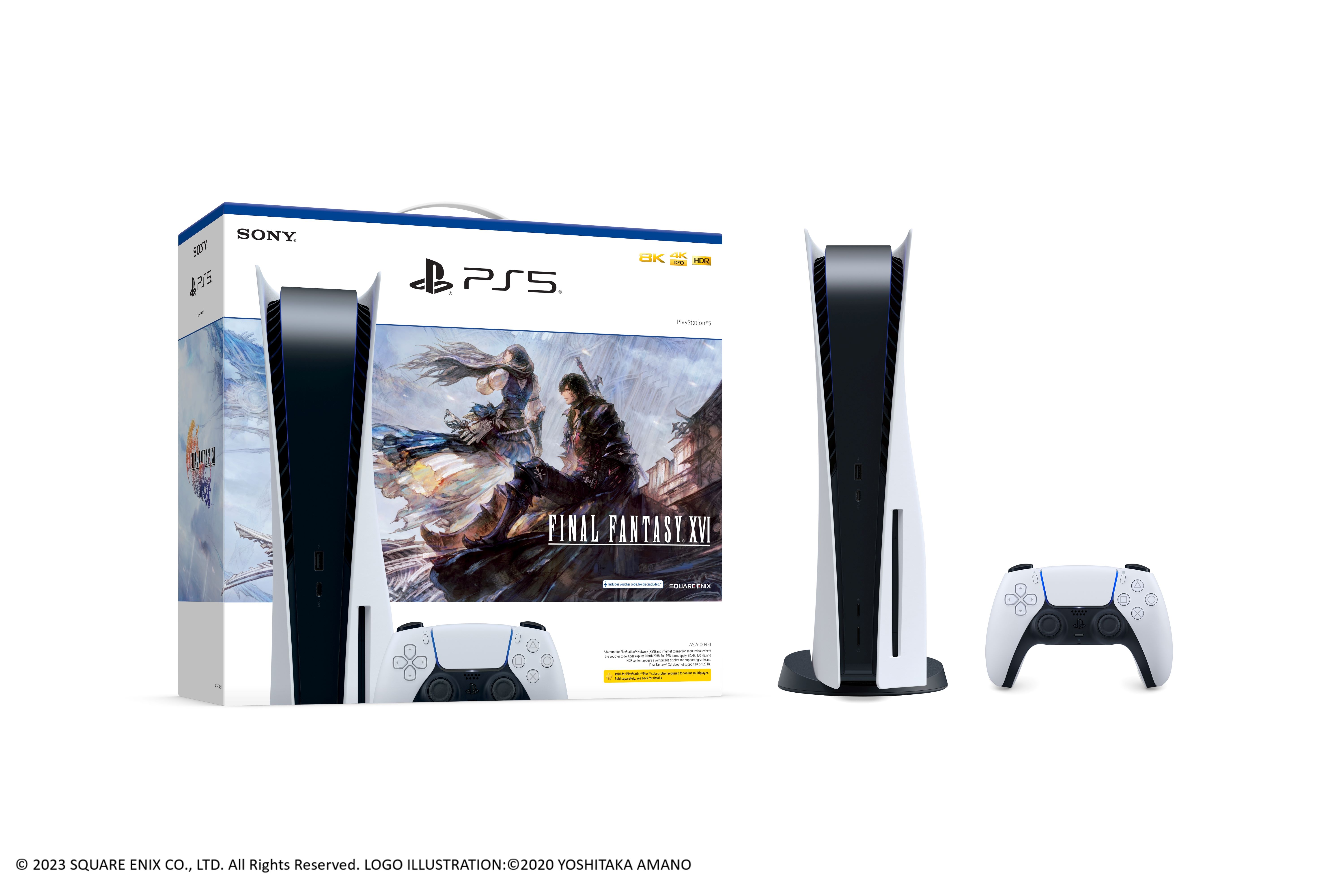 Sony PlayStation ประกาศวางจำหน่ายชุดเครื่องเกมใหม่  “PlayStation 5 FINAL FANTASY XVI Bundle” ในวันที่ 22 มิถุนายนนี้ในรูปแบบ Ultra HD Blu-Ray Disc Drive Bundle