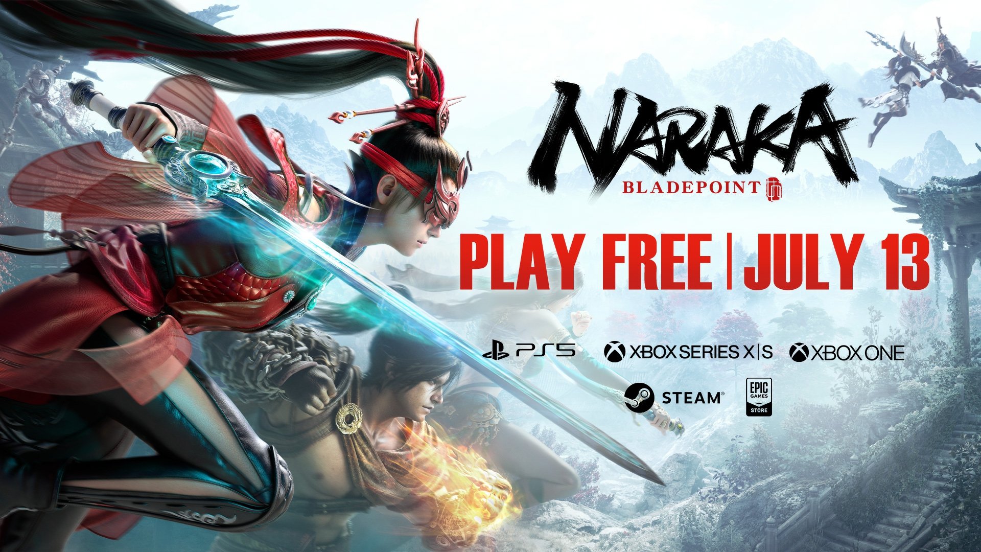 Naraka: Bladepoint เตรียมกลายเป็นเกม Free-to-play เปิดให้เล่นฟรี พร้อมลง PS5 ในวันที่ 13 ก.ค. นี้