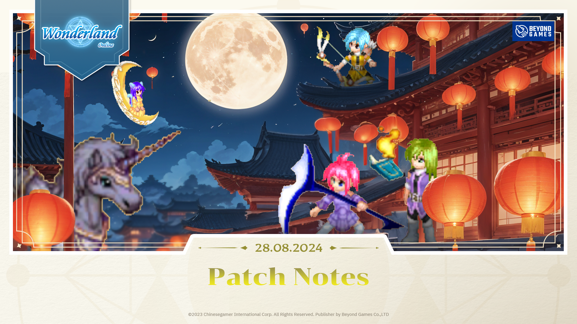 Wonderland M Patch Notes 28 Aug 2024