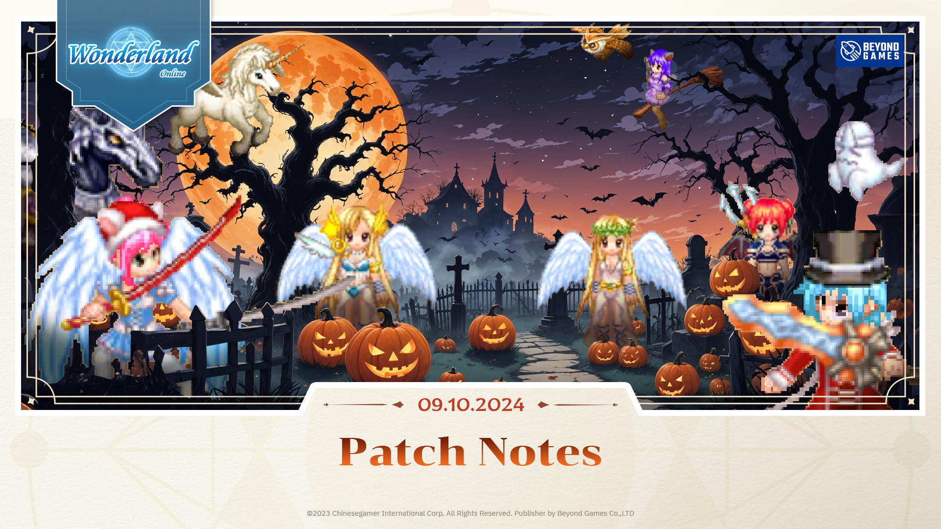 Wonderland M Patch Note 9 Oct 2024