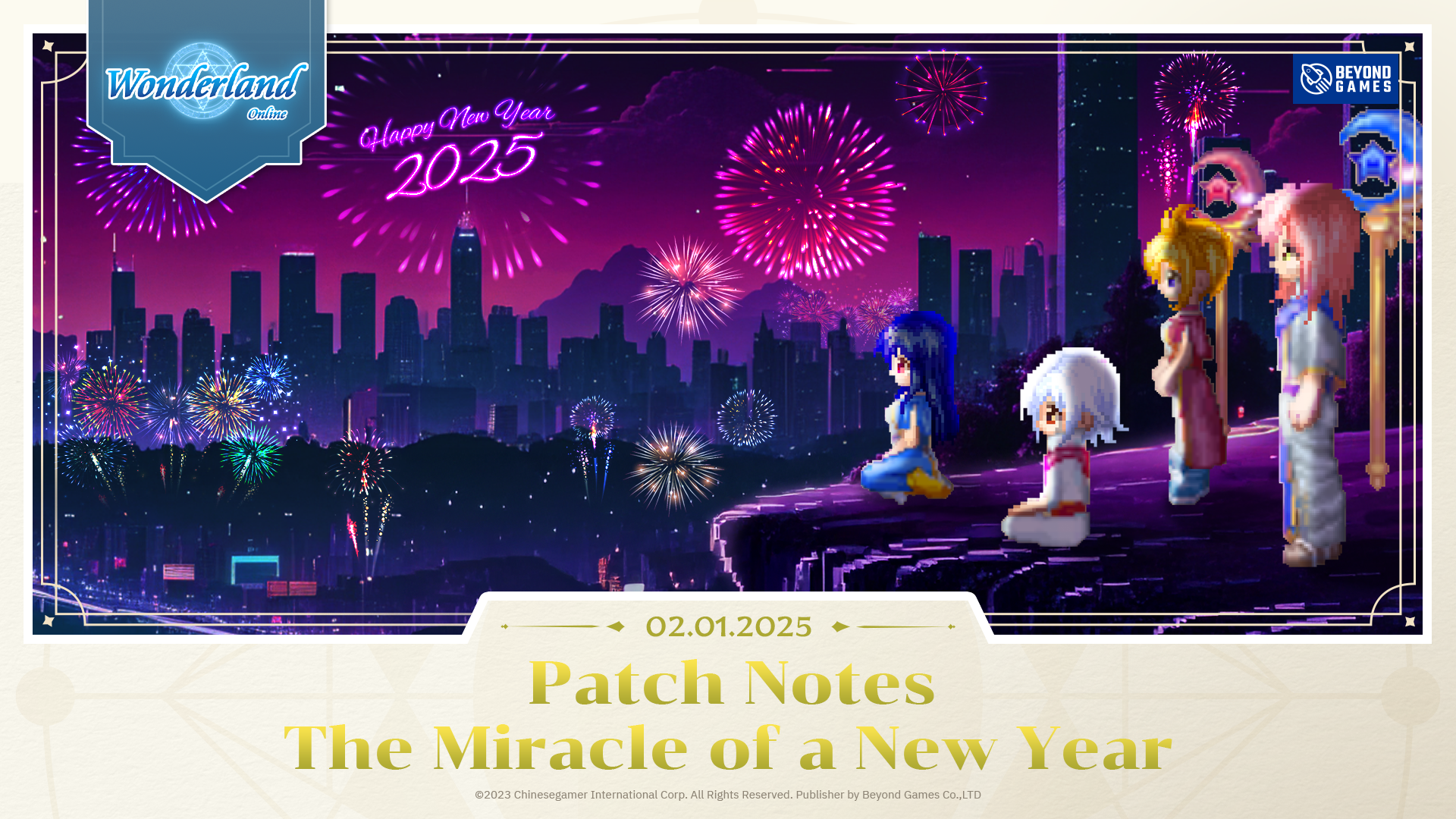 Wonderland Online Happy New Year 2025