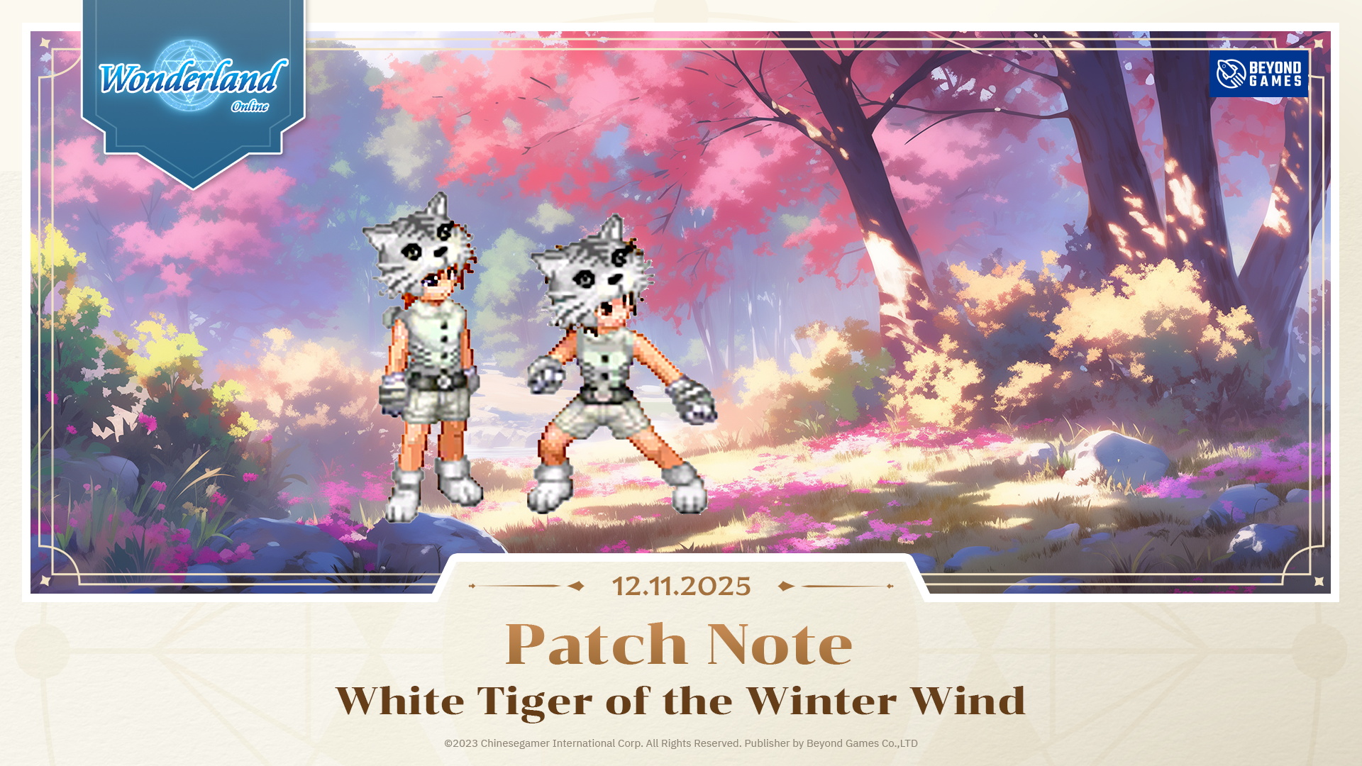 Wonderland Online White Tiger of the Winter Wind