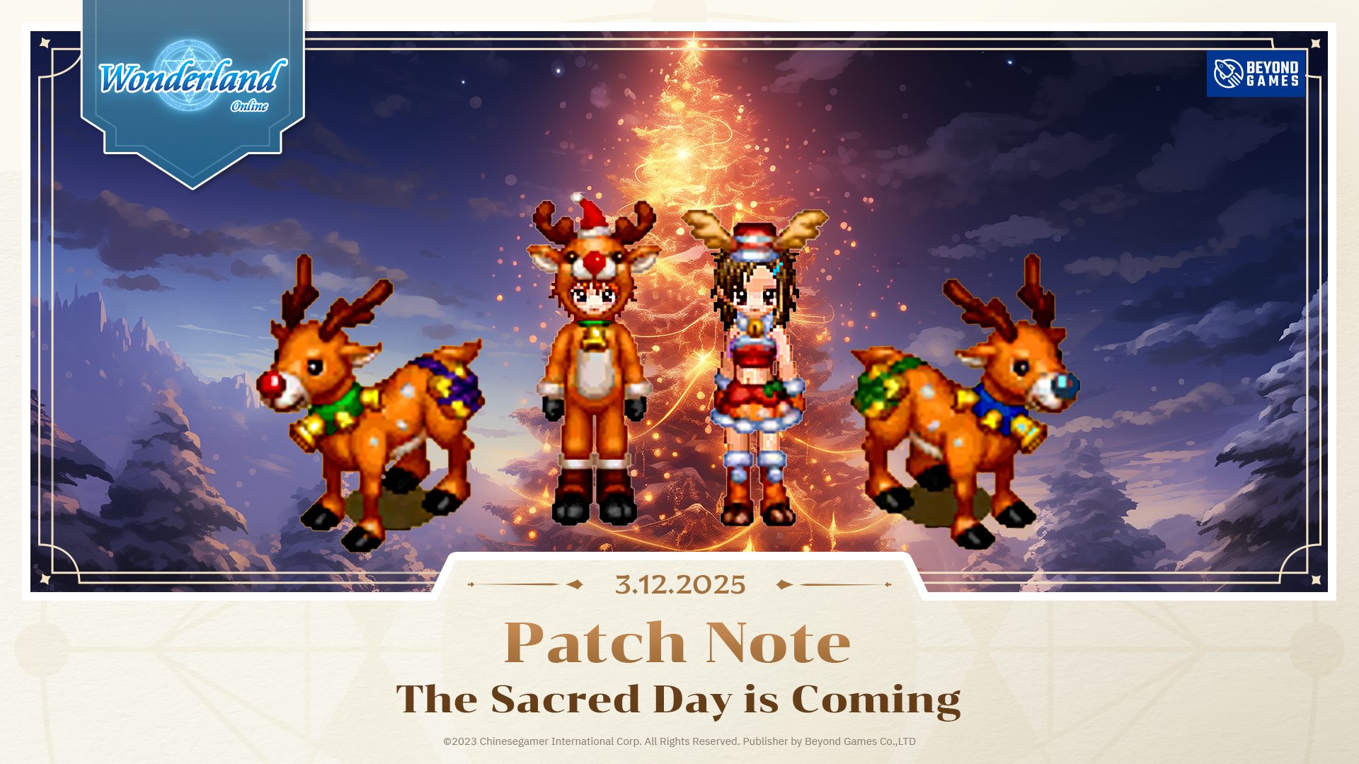 Wonderland Online New Update The Sacred Day is Coming.