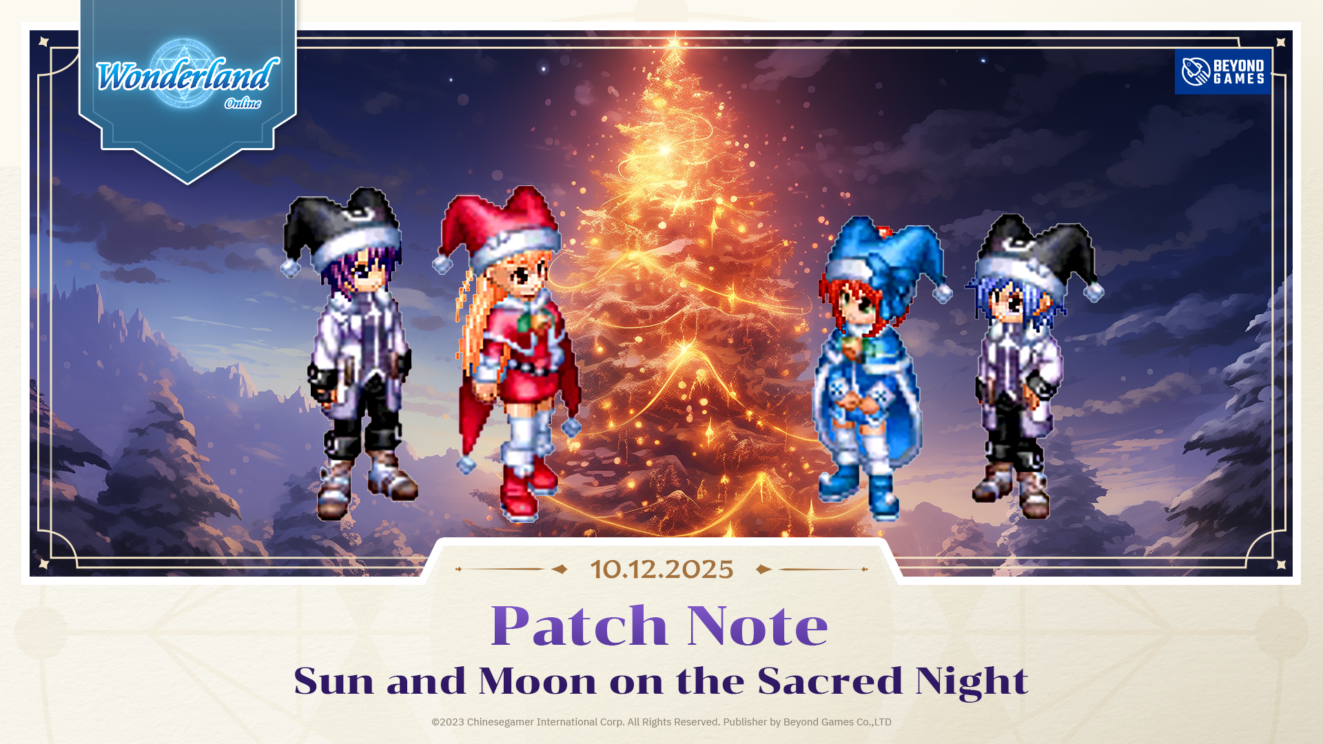 Wonderland Online: Patch Sun & Moon on the Sacred Night
