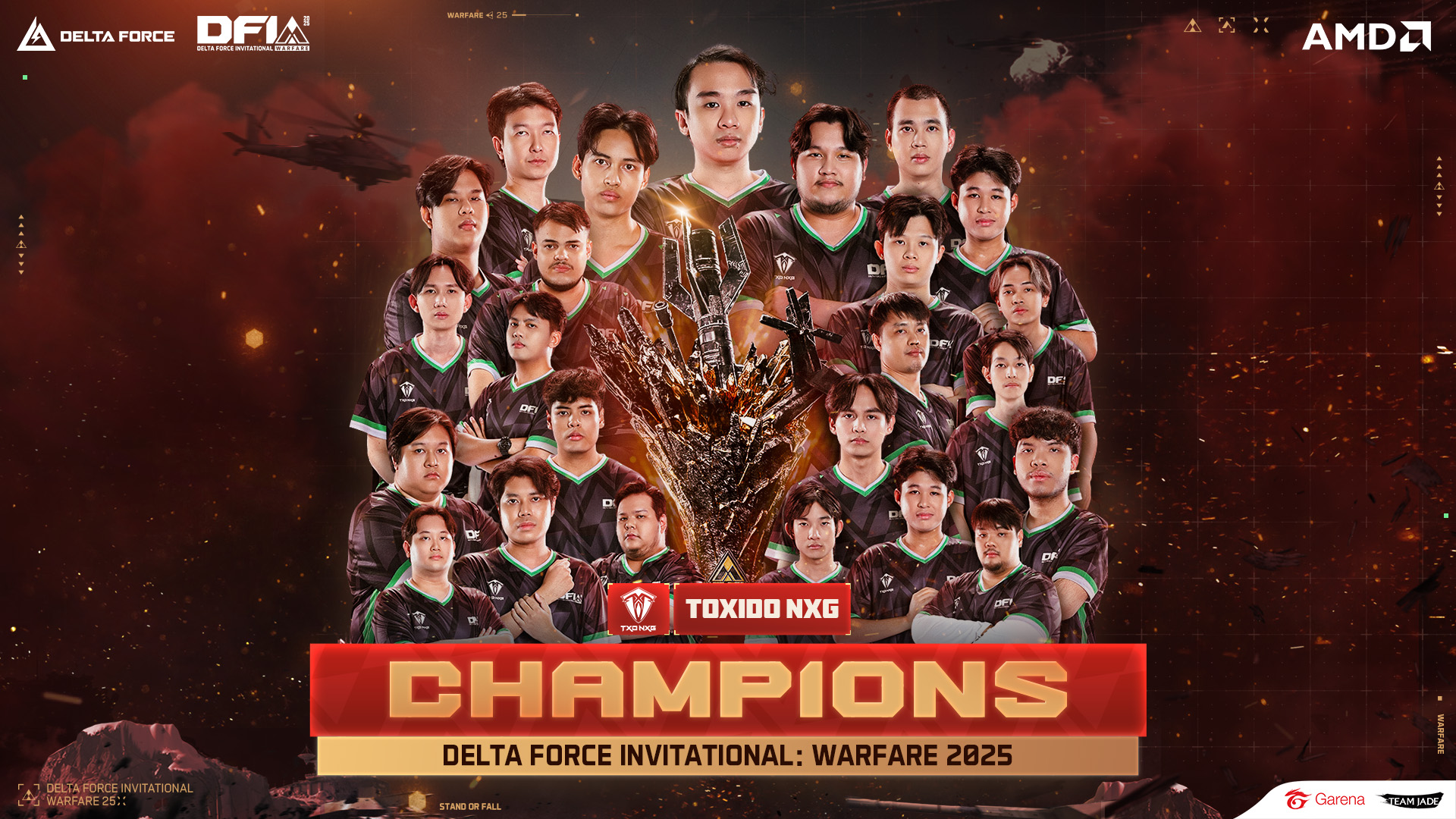 “Toxido Next Generation” อีสปอร์ตไทยคว้าแชมป์โลก ศึก Delta Force Invitational: Warfare 2025