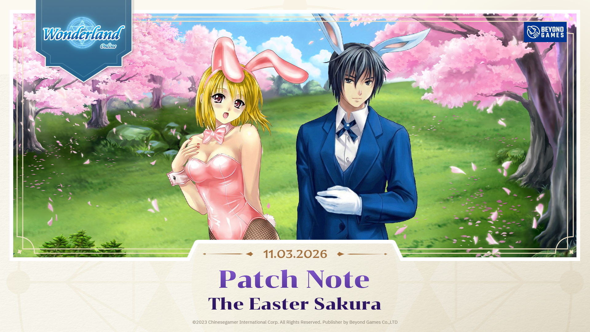 Wonderland Online The Easter Sakura