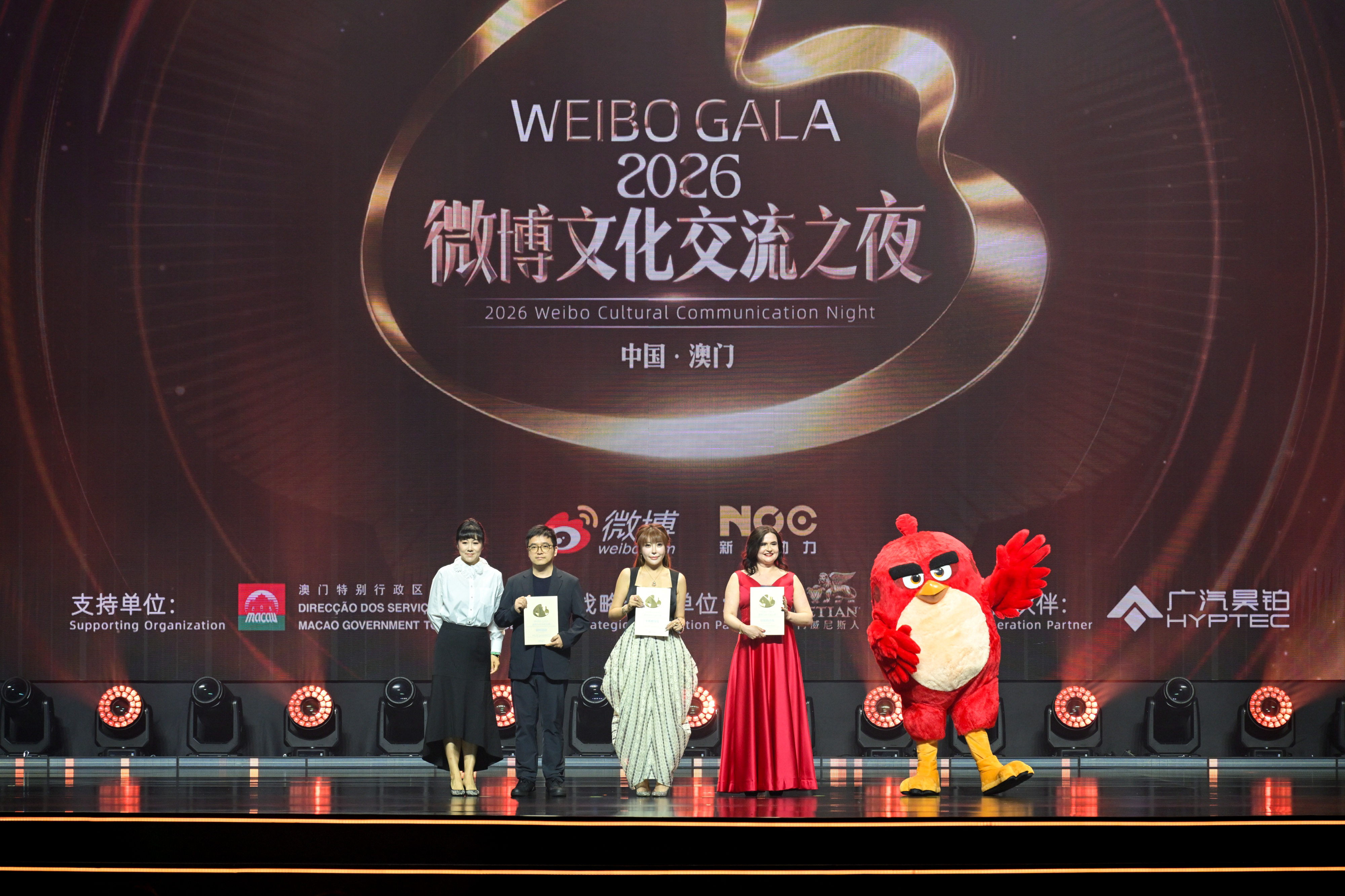 Angry Birds ได้รับเกียรติยศรางวัล International Classic IP Award ในงาน 2026 Weibo Gala ณ มาเก๊า