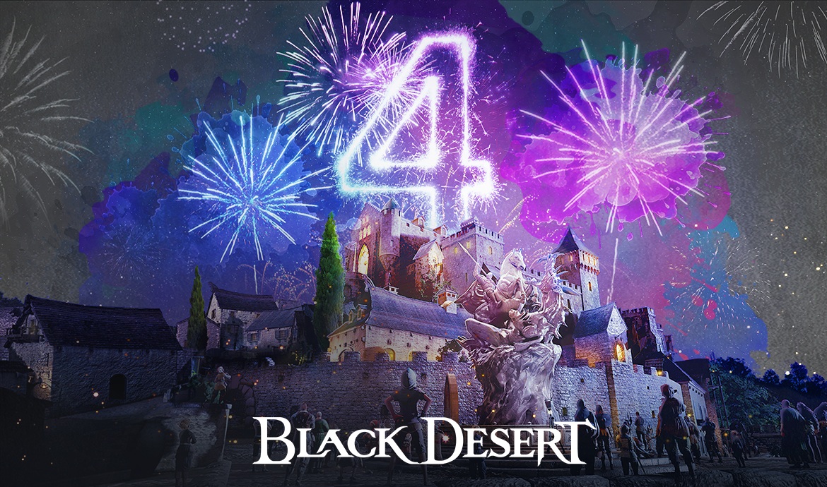 Black Desert เฉลิมฉลองครบรอบ 4 ปีในการเปิดให้บริการโดยตรง