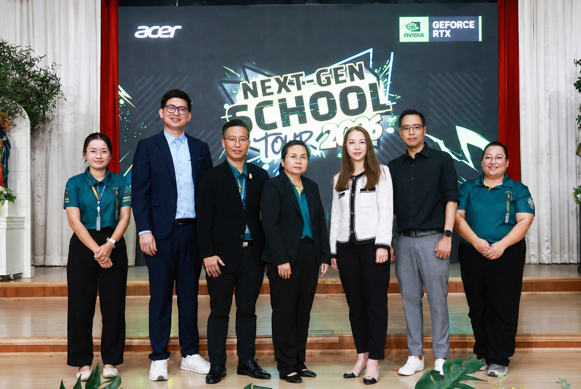 เอเซอร์ ร่วมกับ โรงเรียนสารสาสน์วิเทศร่มเกล้า  เปิดตัวโครงการ Acer Next-Gen School Tour 2026 ชวนนักเรียนมัธยมเรียนรู้เทคโนโลยีผ่านประสบการณ์จริง พร้อมค้นหาแรงบันดาลใจสู่อาชีพด้าน IT และดิจิทัลในยุค AI
