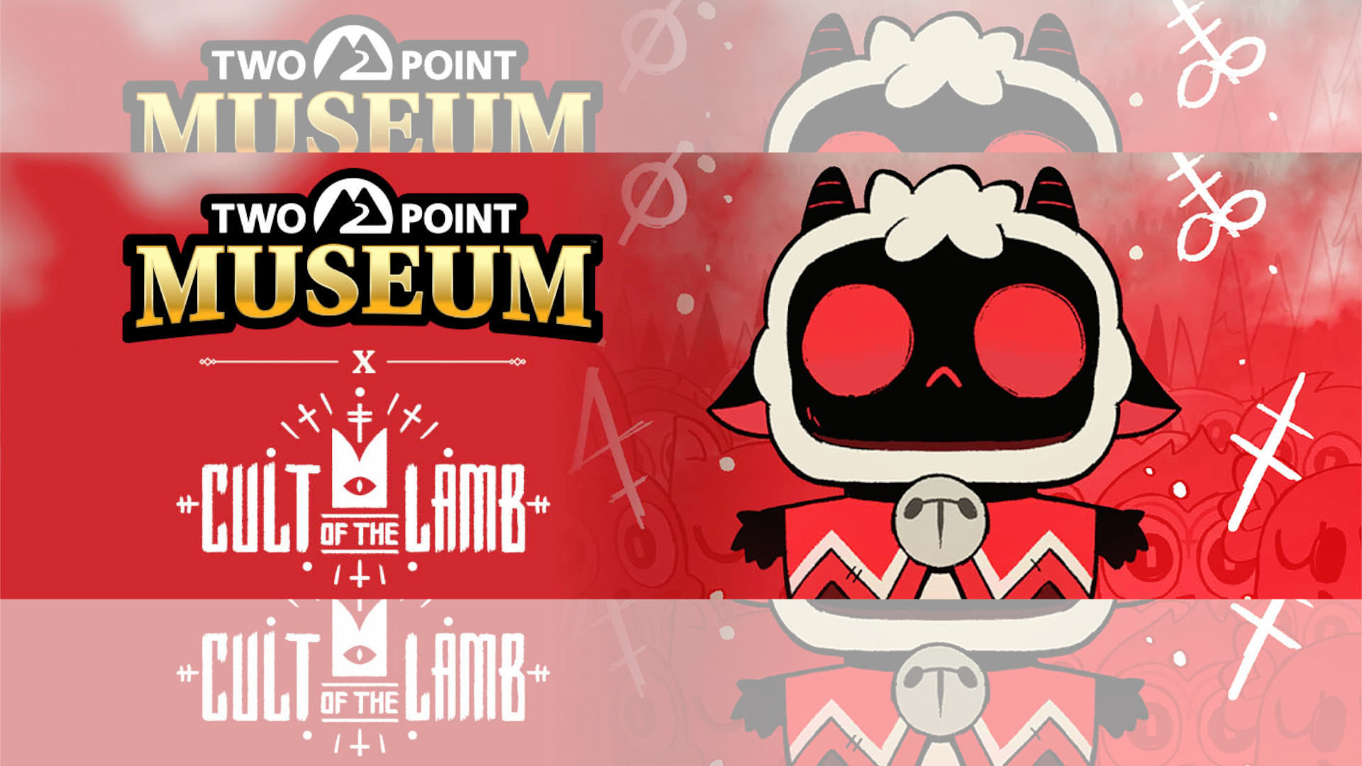 มาสักการะ Cult of the Lamb ในคอลลาโบเรชันดิจิเวิร์สล่าสุดของทูพ็อยนต์มิวเซียม อัปเดตรอยแยกดิจิเวิร์สพร้อมให้เล่นกันแบบฟรีๆ แล้วตอนนี้