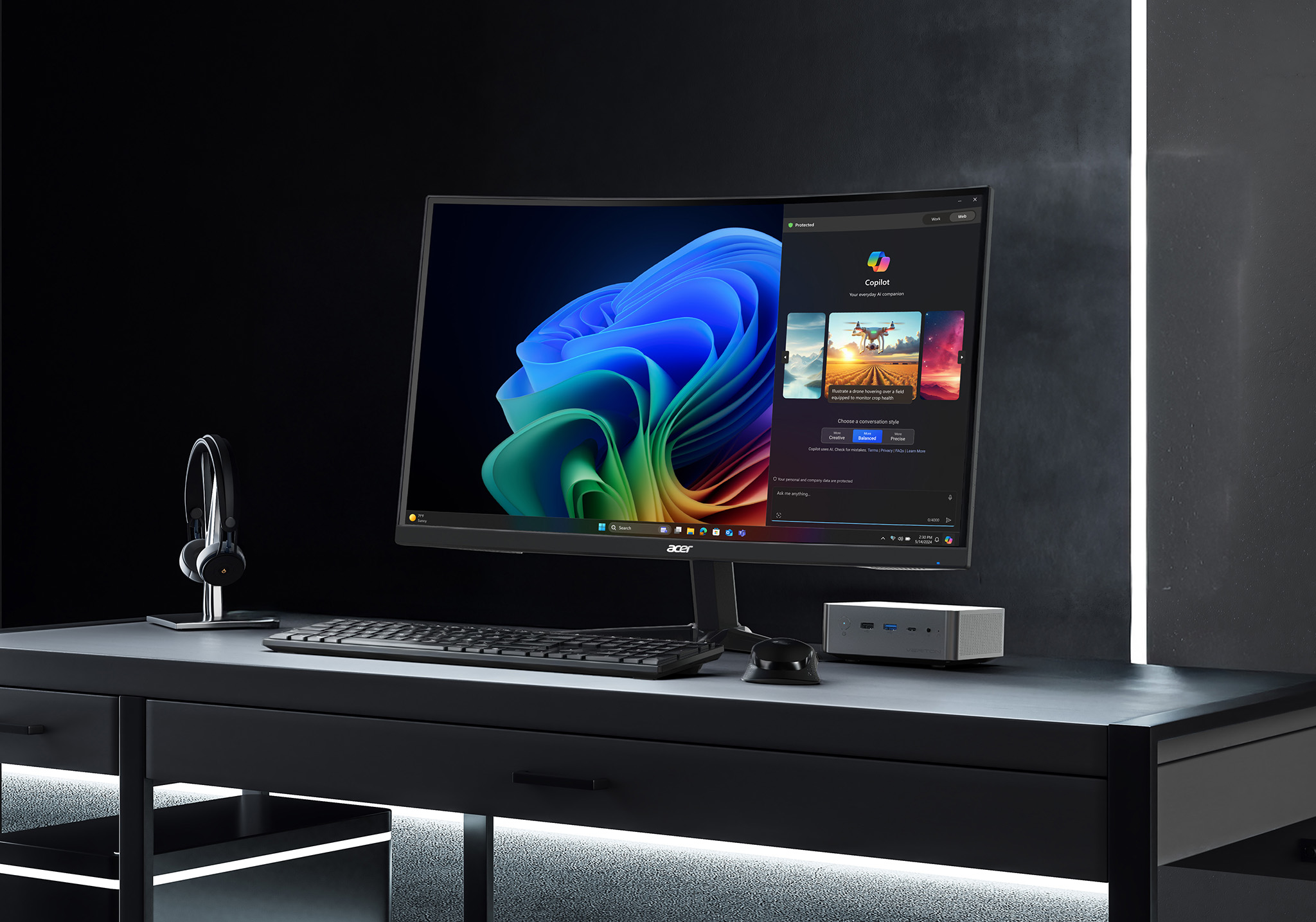เอเซอร์เสริมทัพตลาดองค์กรยุค AI เปิดตัว Veriton RI110 พร้อม Acer Vero 16 ยกระดับประสิทธิภาพควบคู่ความยั่งยืน